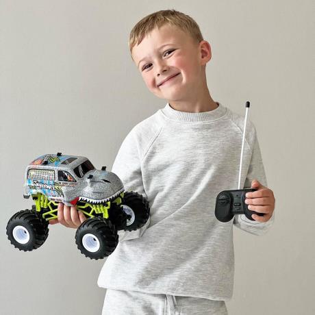 Машинка на радіокеруванні Sulong Toys Bigfoot Dinosaur сірий 1:16 (SL-360RHGR) - фото 1