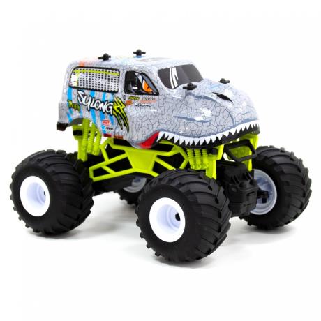 Машинка на радіокеруванні Sulong Toys Bigfoot Dinosaur сірий 1:16 (SL-360RHGR) - фото 9