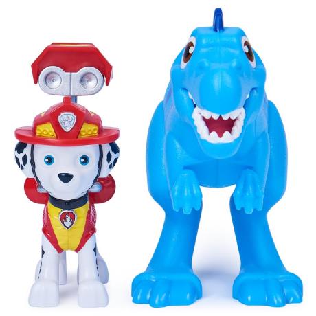 Ігровий набір Paw Patrol Диномісія фігурка Маршала з велоцираптером (SM17706/1646) - фото 4