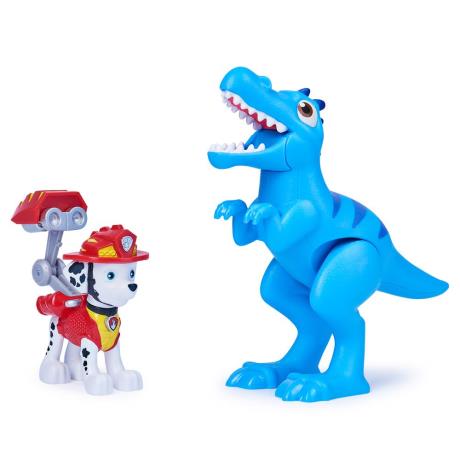 Ігровий набір Paw Patrol Диномісія фігурка Маршала з велоцираптером (SM17706/1646) - фото 0