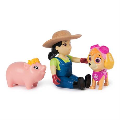 Набор фигурок Paw Patrol Скай, фермер Юми и свинки (SM17706/6070750) - фото 2
