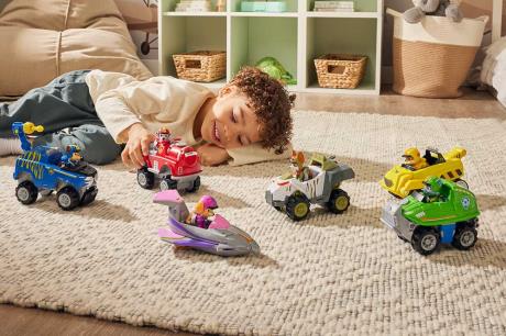 Игровой набор Paw Patrol Джунгли Автомобиль-трансформер с водителем Крепыш (SM17776/0624) - фото 6