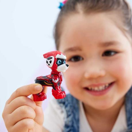 Игровой набор Paw Patrol Большие грузовики Большой спасательный автомобиль-трансформер с водителем Маршаллом (SM17776/4973) - фото 8