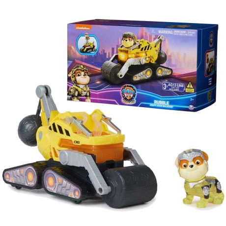 Игровой набор Paw Patrol Большие грузовики Большой спасательный автомобиль-трансформер с водителем Крепышом (SM17776/4997) - фото 1