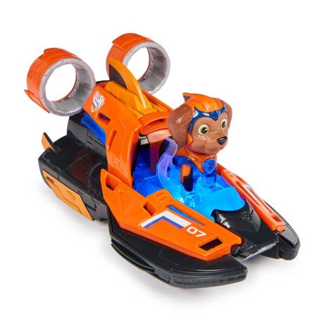 Игровой набор Paw Patrol Большие грузовики Большой спасательный ховеркрафт-трансформер с водителем Зумой (SM17776/5017) - фото 6