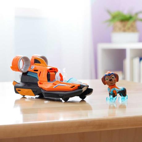 Игровой набор Paw Patrol Большие грузовики Большой спасательный ховеркрафт-трансформер с водителем Зумой (SM17776/5017) - фото 8