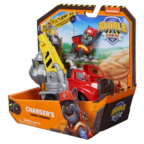 Строительный кран Rubble & Crew с фигуркой Заряда (SM28500/6066539) - фото 0