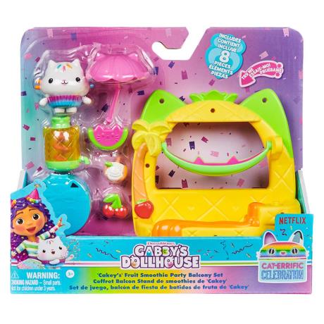 Ігровий набір Gabby's Dollhouse Балкон Кексика смузі-вечірка (SM36259/6071359) - фото 1