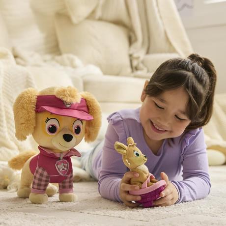 Gund.Щенячий патруль: мягкая игрушка – Щенячий Скай с любимцем (30 см) (SM47401/7700) - фото 4
