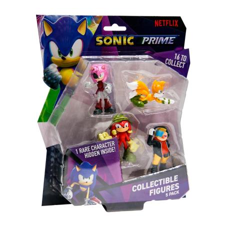 Набор фигурок Sonic Prime Приключения Наклза 5 фигурок 6,5 см (SON2040B) - фото 0