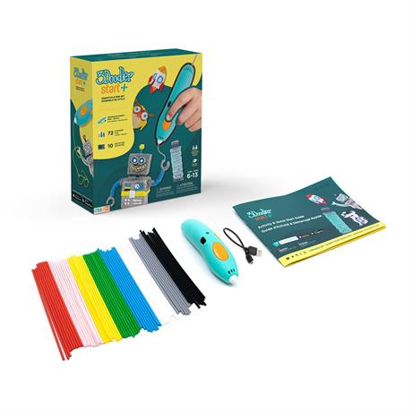 3D-ручка 3Doodler Start Plus для дитячої творчості базовий набір Креатив 72 стрижня (SPLUS) - фото 6