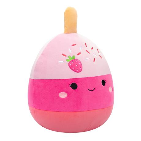 Мягкая игрушка Squishmallows Клубничный кейк-поп Пама 30 см (SQCR06573) - фото 5
