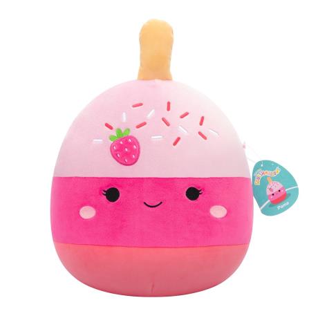 Мягкая игрушка Squishmallows Клубничный кейк-поп Пама 30 см (SQCR06573) - фото 6