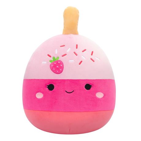 Мягкая игрушка Squishmallows Клубничный кейк-поп Пама 30 см (SQCR06573) - фото 0