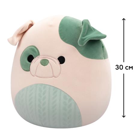 Мягкая игрушка Squishmallows Бульдог Августин 30 см (SQCR06691) - фото 1