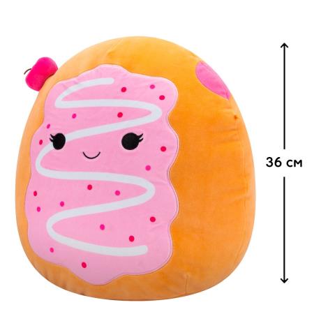 Мягкая игрушка Squishmallows Вишневый Пончик Жемчуг 36 см (SQCR06742) - фото 1