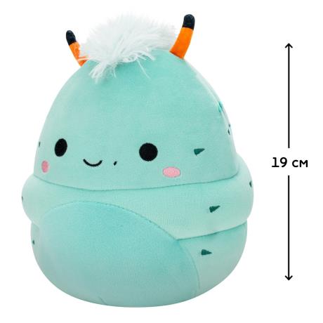 Мягкая игрушка Squishmallows Рогатая гусеница Ольти 19 см (SQCR07941) - фото 1