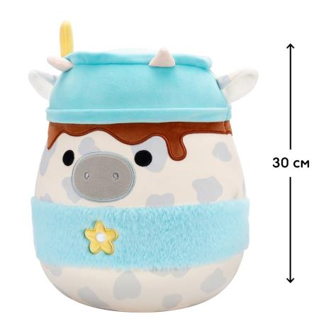 Мягкая игрушка Squishmallows Коровка 30 см (SQER01263) - фото 1
