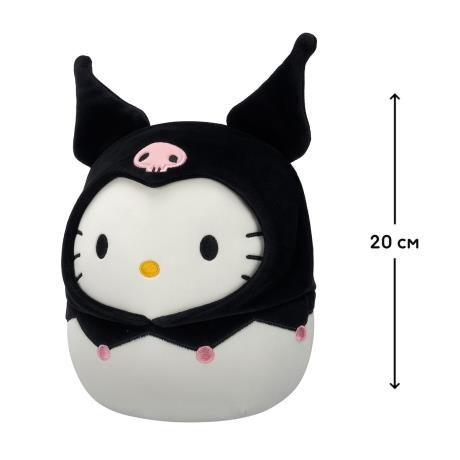 Мягкая игрушка Squishmallows Хэллоу Китти в образе Куроми 20 см (SQSN00388) - фото 4
