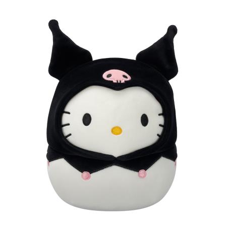 Мягкая игрушка Squishmallows Хэллоу Китти в образе Куроми 20 см (SQSN00388) - фото 0
