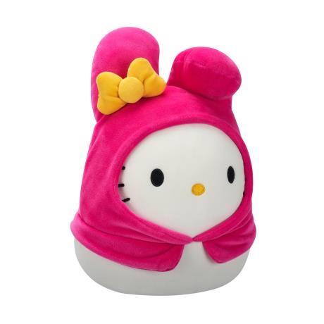 Мягкая игрушка Squishmallows Хэллоу Китти в образе Моя Мелоди 20 см (SQSN00390) - фото 8