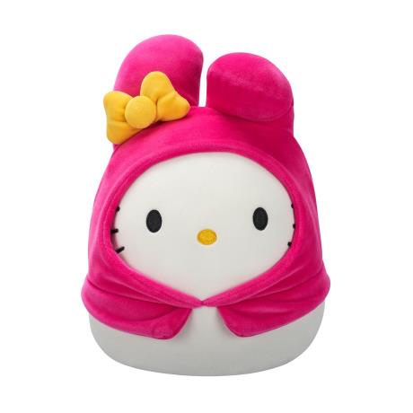 Мягкая игрушка Squishmallows Хэллоу Китти в образе Моя Мелоди 20 см (SQSN00390) - фото 0