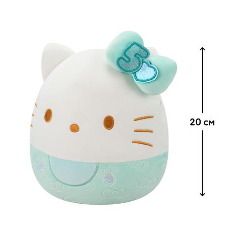 Мягкая игрушка Squishmallows Hello Kitty в изумрудном 20 см (SQSN00498) - фото 1