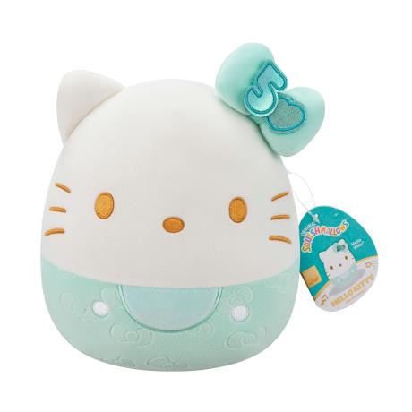 Мягкая игрушка Squishmallows Hello Kitty в изумрудном 20 см (SQSN00498) - фото 6