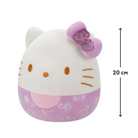 М'яка іграшка Squishmallows Hello Kitty в пурпуровому 20 см (SQSN00499) - фото 1