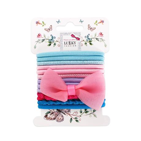 Набір дитячих резинок для волосся Lukky 13 шт. (T18591) - фото 0