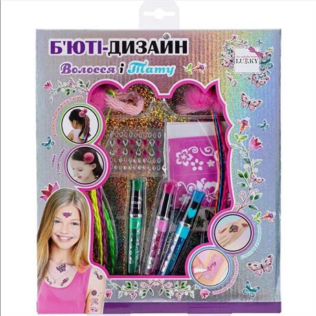 Дитячий б'юті-набір Lukky Волосся і тату (T20728) - фото 0