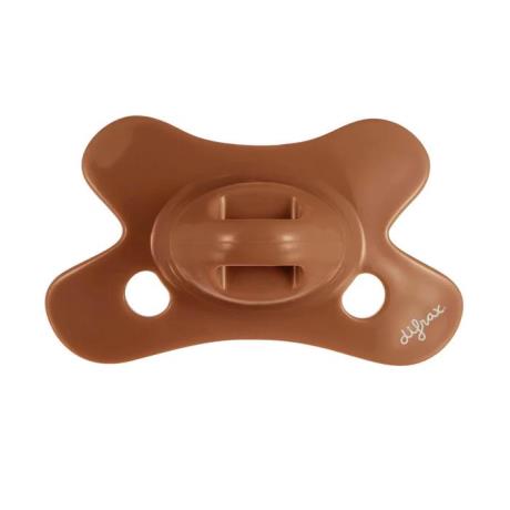 Пустушка силіконова Difrax Natural Uni з 0 до 6 міс. коричневий (UN123 Cinnamon) - фото 0