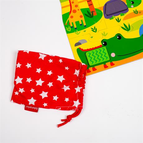 Пазл Fisher-Price Макси Зверюшки с деревянными фигурами (VT1100-01) - фото 0