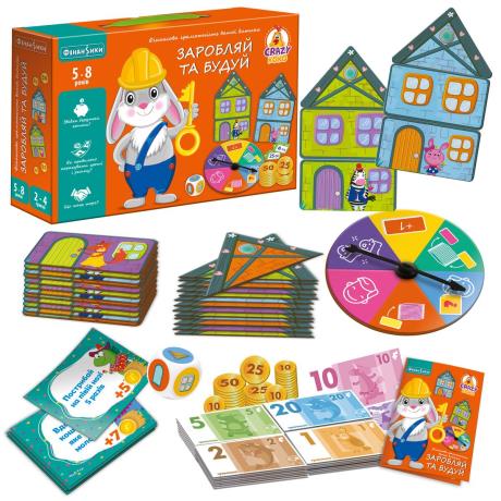 Настільна гра Vladi Toys Заробляй та будуй (VT2312-04) - фото 1