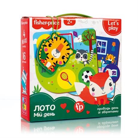 Настільна гра Fisher Price Лото Мій день зі звірятами (VT2910-02) - фото 0