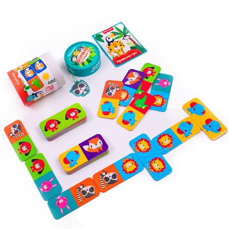 Настільна гра Fisher Price Доміно Звірята (VT2910-03) - фото 1