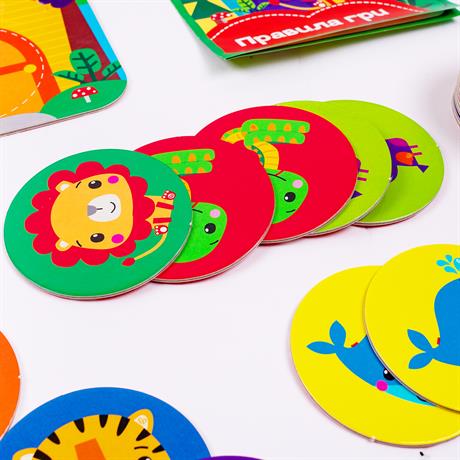 Настільна гра Fisher Price Мемо Звірятка (VT2910-04) - фото 4
