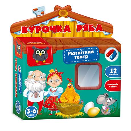 Магнітний театр Vladi Toys Курочка Ряба (VT3206-31) - фото 0