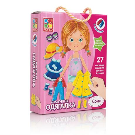 Магнітна гра Vladi Toys Одягни Соню (VT3702-07) - фото 0