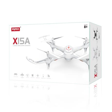 Квадрокоптер на радіокеруванні Syma X15A 2,4 Гц 29 cм білий (X15A-white) - фото 4