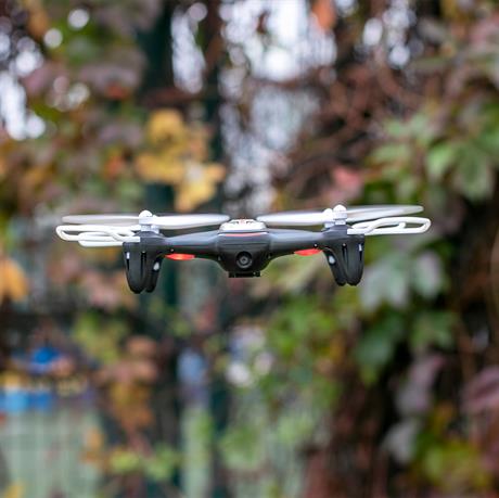 Квадрокоптер Syma с 2,4 Ггц управлением и камерой 22 cм черный (X15W-black) - фото 2