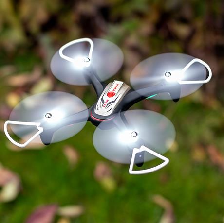 Квадрокоптер Syma с 2,4 Ггц управлением и камерой 22 cм черный (X15W-black) - фото 3