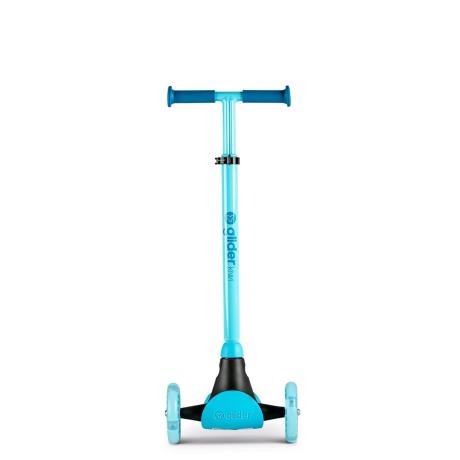 Самокат YVolution YGlider Kiwi LED 3-колісний блакитний (Y101257) - фото 0
