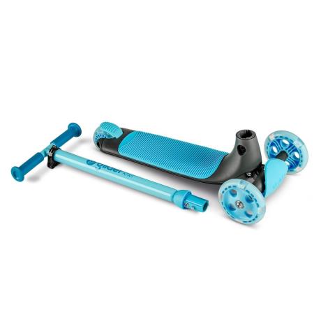 Самокат YVolution YGlider Kiwi LED 3-колісний блакитний (Y101257) - фото 0