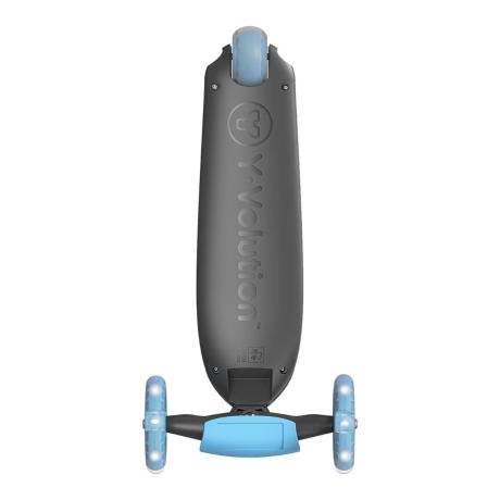 Самокат YVolution YGlider Kiwi LED 3-колісний блакитний (Y101257) - фото 0
