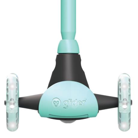 Самокат YVolution YGlider Kiwi 3-колесний зелений (Y101259) - фото 0