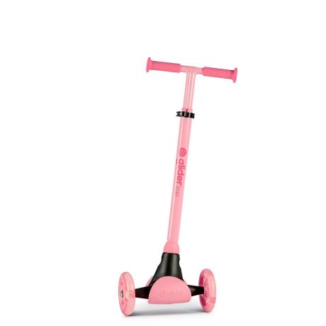 Самокат YVolution YGlider Kiwi LED 3-колісний рожевий (Y101260) - фото 0