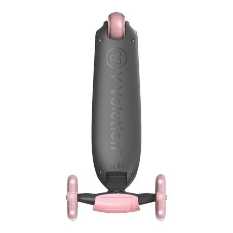 Самокат YVolution YGlider Kiwi LED 3-колісний рожевий (Y101260) - фото 0