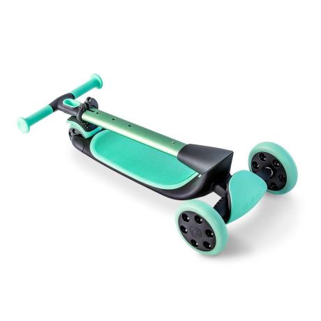 Триколісний самокат YVolution YGlider Nua LED складаний зелений (Y101263) - фото 3