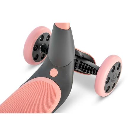 Триколісний самокат YVolution YGlider Nua LED складаний рожевий (Y101264) - фото 4